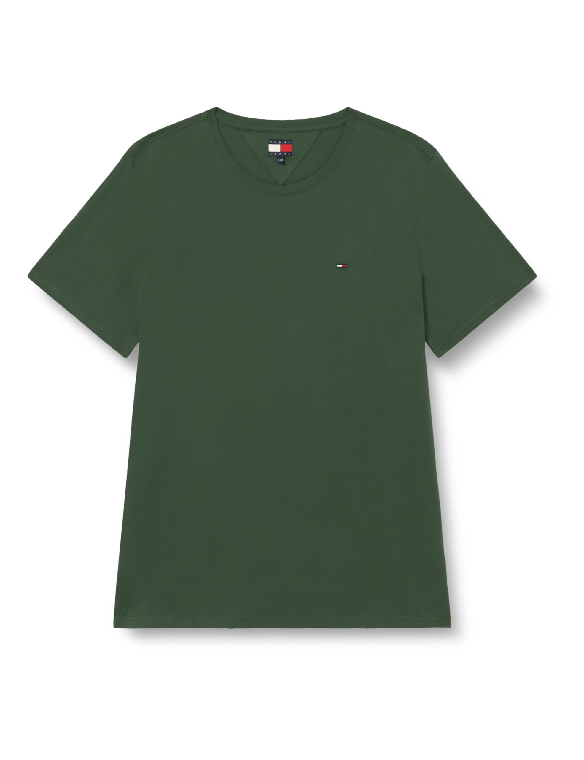 Tommy Jeans Men's TJM Xslim Jersey Tee Dm0Dm04411 S/S T-Shirt, Green (Shadow Pine), S
