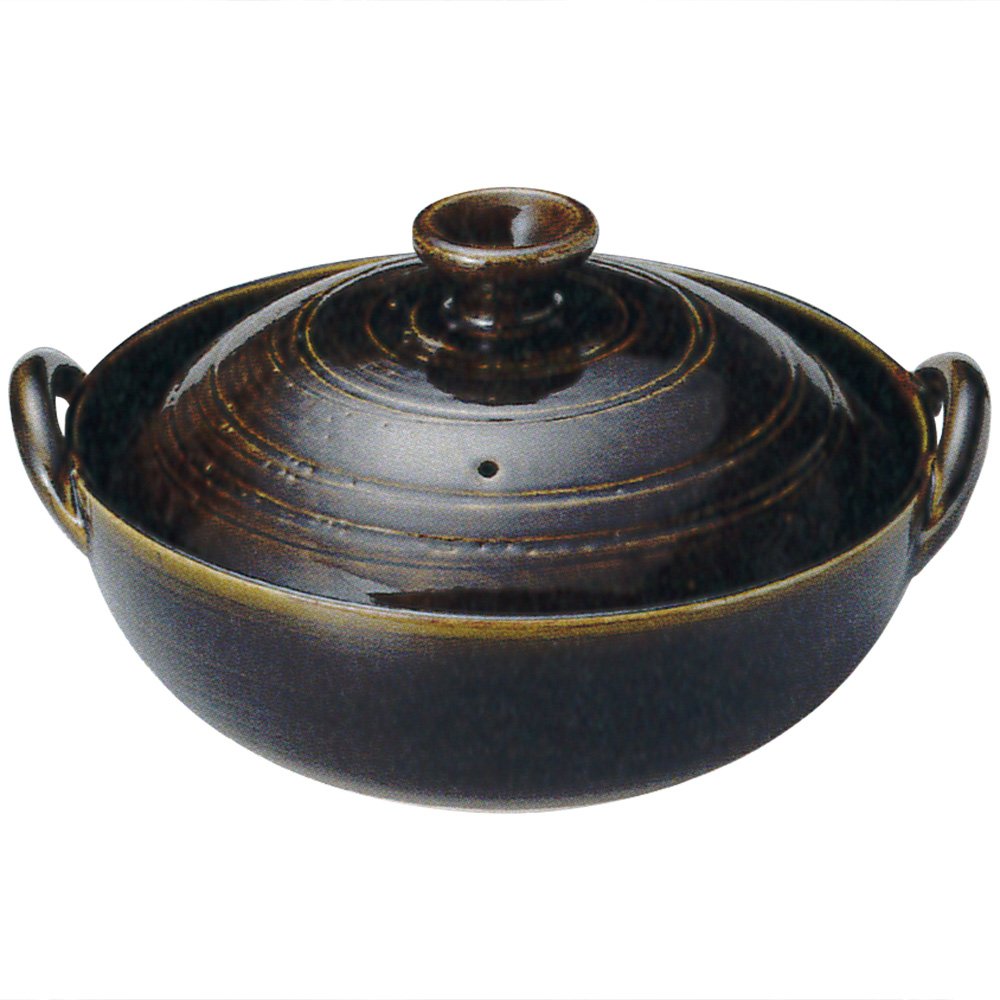 Amazon｜三陶 萬古焼 鍋 31-15776 直火 レンジ オーブン対応