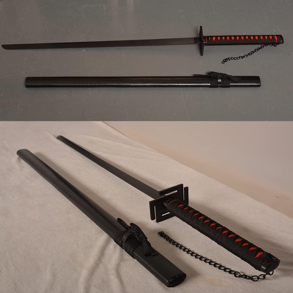 40.6" Kurosaki's Tensa Zangetsu Samurai Sword Katana Anime for Cosplay, Collection - Image 4