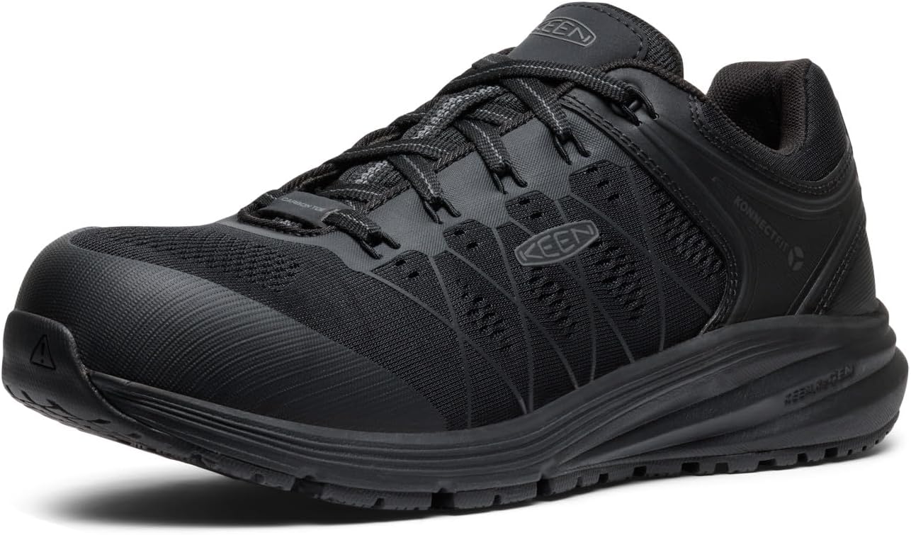 KEEN Utility Men's Vista Energy Versatread Non Slip Low Height Composite Toe Industrial Work Sneakers