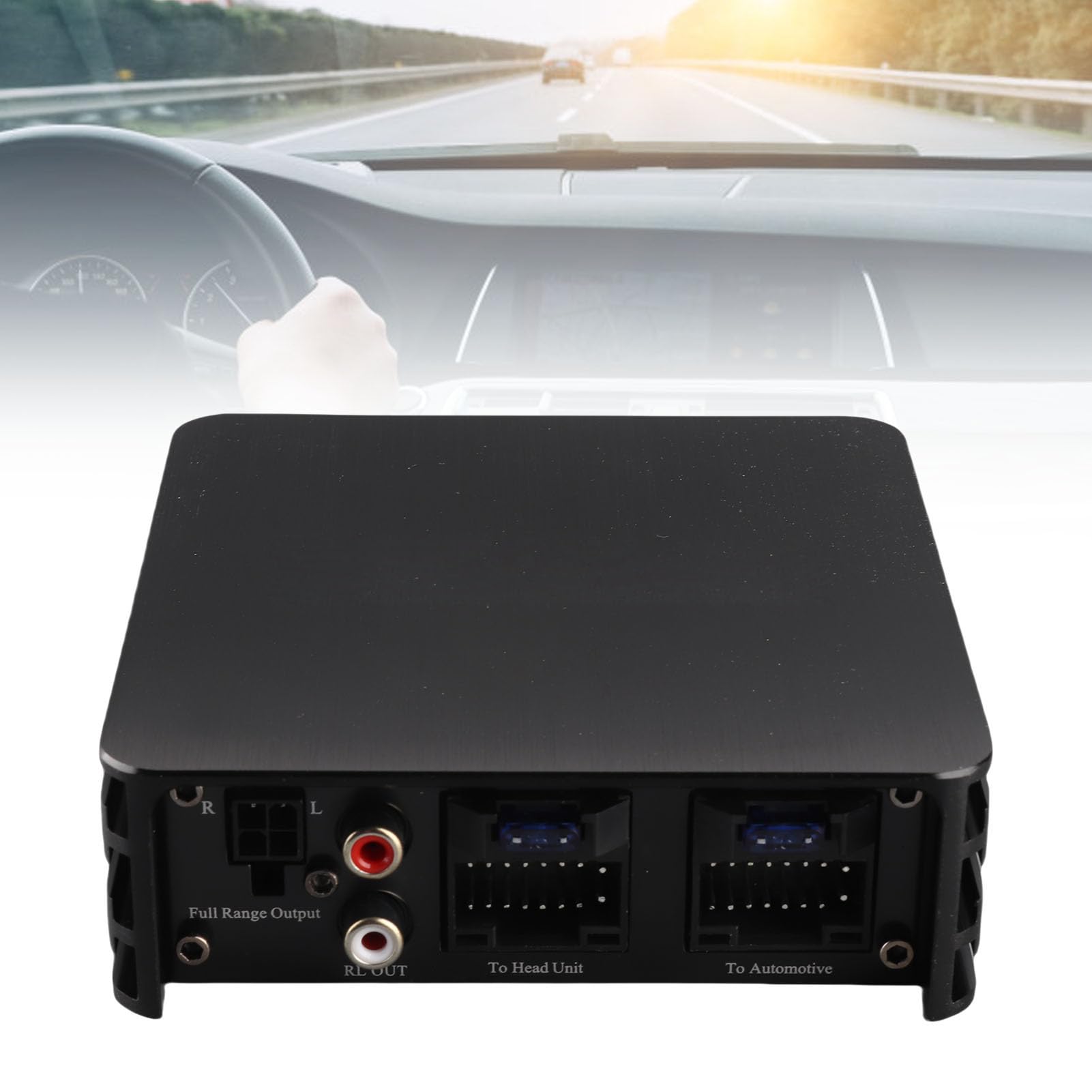 Amplificateur de voiture DSP 320 W Classe de puissance maximale AB avec entrée 4 canaux, amplificateur automobile pour systèmes stéréo de voiture Android pour améliorer (6 Channels)