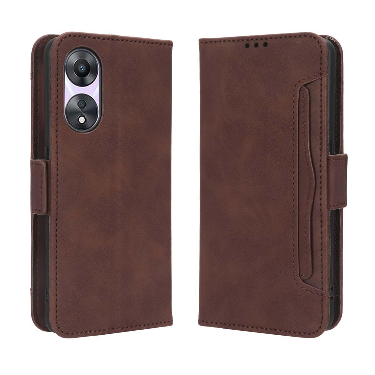 Custodia Portafoglio Oppo A78 5G GOKEN - Cover Flip Con Stand E Slot