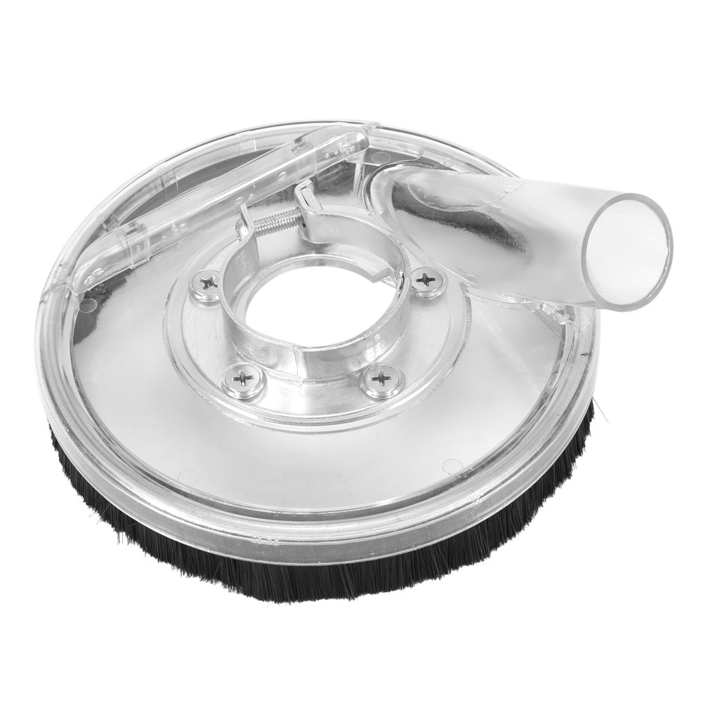 Yosoo Dust Shroud Kit Dry Grinding Dust Cover for 4"/ 5" Angle Grinders and Wet Polisher Concrete Grinding Cup Wheels Hand Grinder Power Tool Accessories