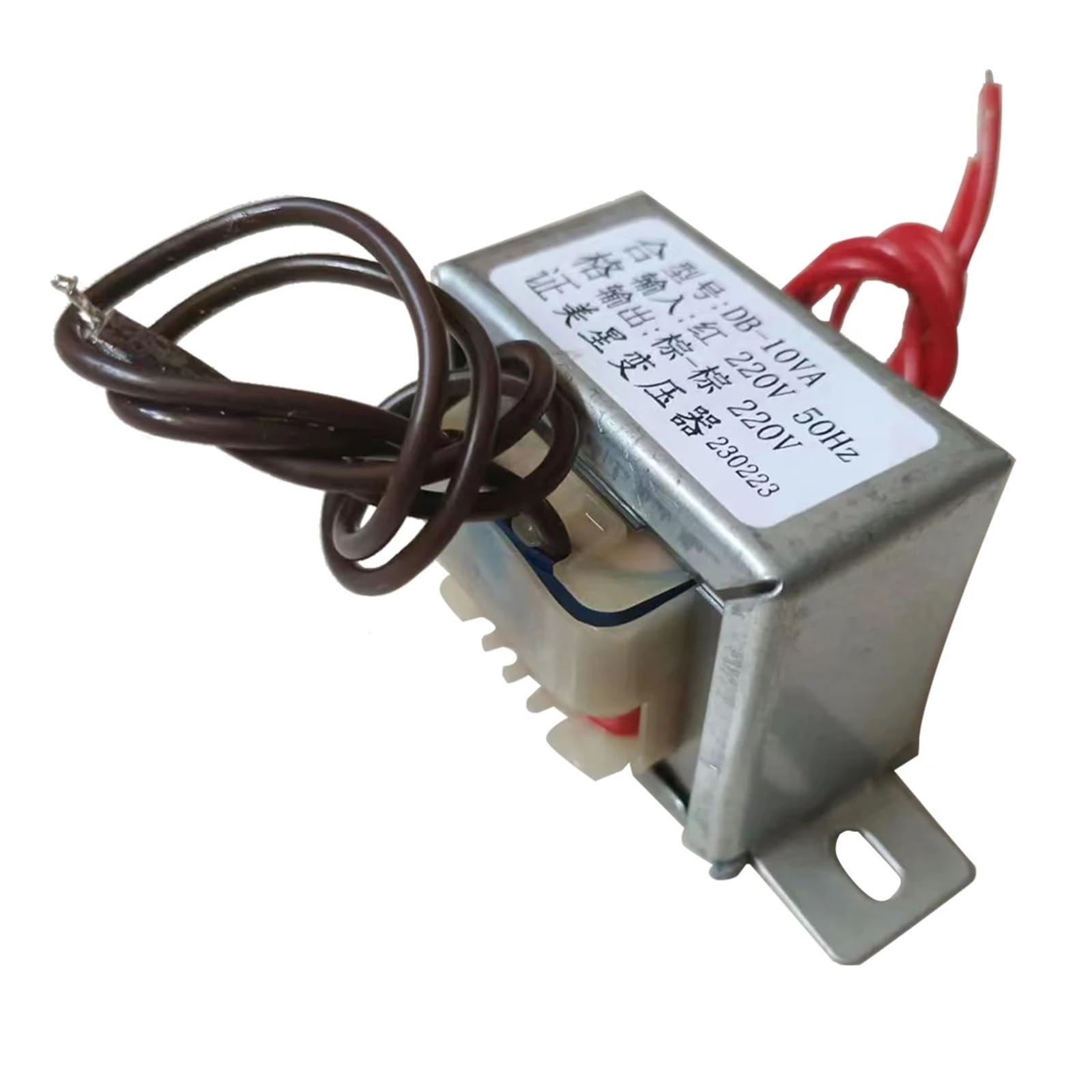 Transformator izolacyjny 10 W DB-10VA AC220V do 6 V, 9 V, 12 V, 18 V, 24 V, 30 V, 36 V, 110 V, 220 V, 1:1, izolacja bezpieczeństwa filtr przeciwzakłóceniowy (220 V, 110 V)
