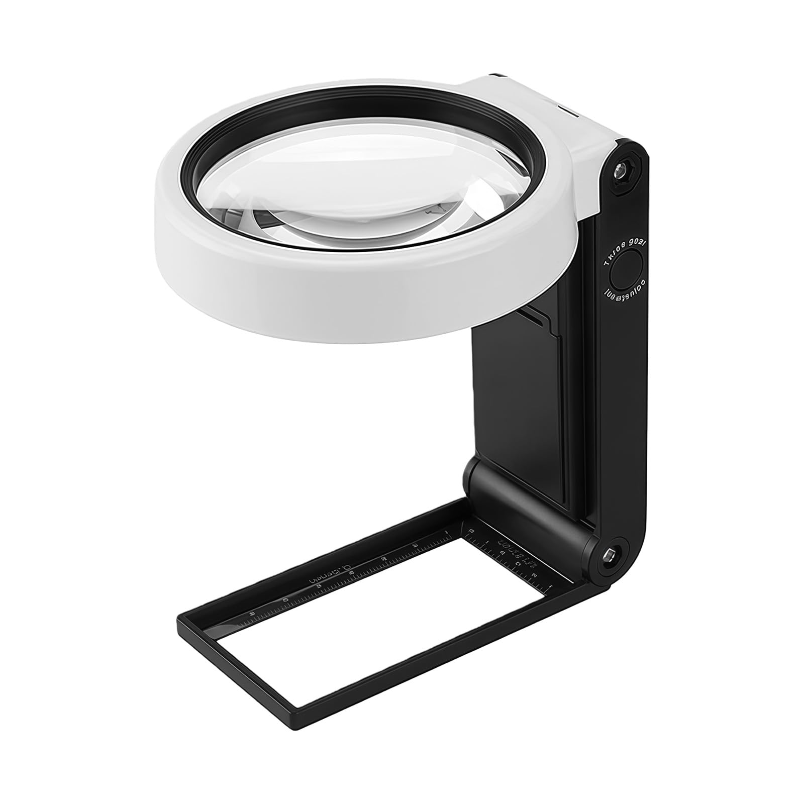 Multipurpose Folding Magnification Glass Enhances Clear and Storage for Reading Jewelry Inspection Desktop Reading Magnifier