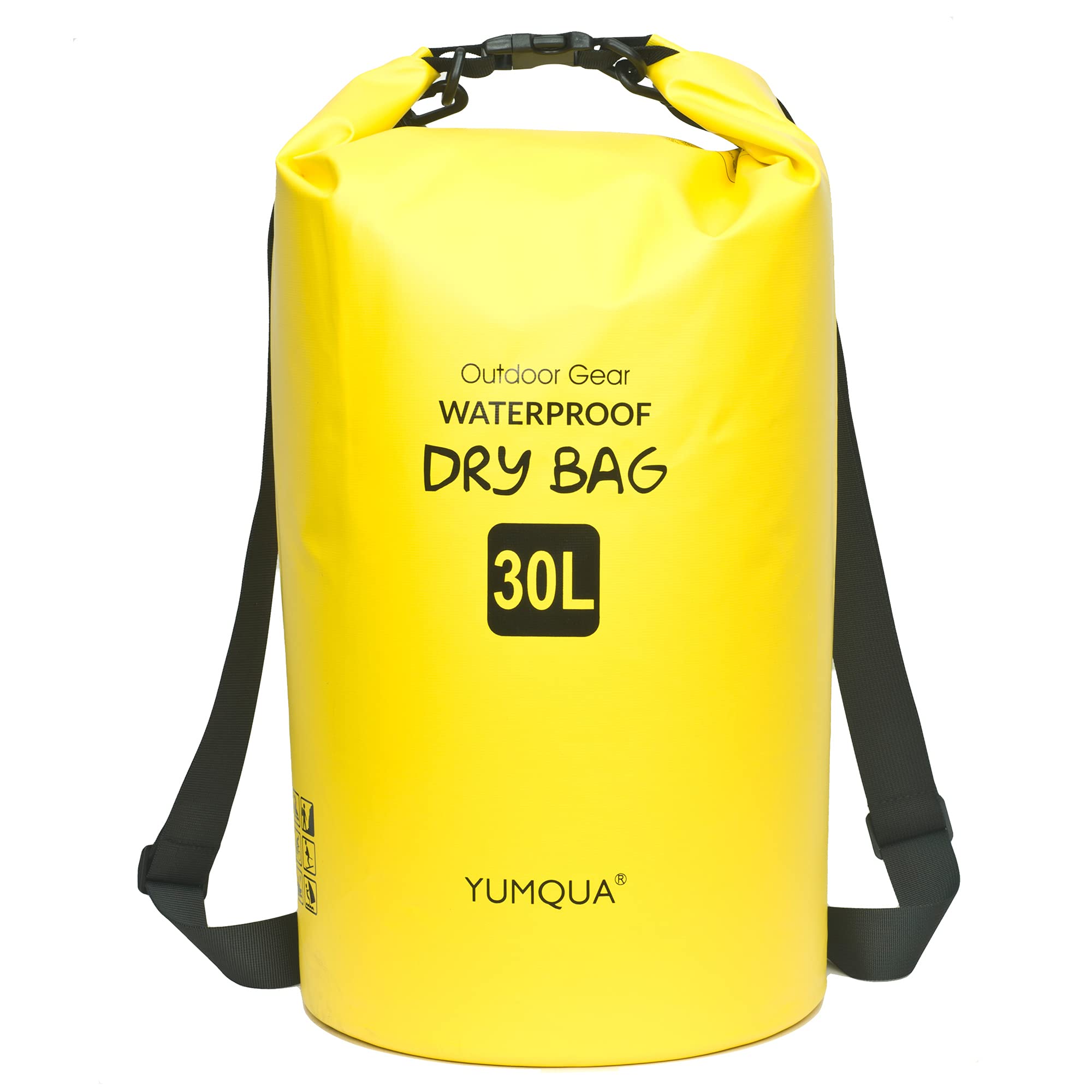YUMQUA Waterproof Dry Bag Backpack 5L/10L/20L/30L/40L, Roll Top Floating Waterproof Storage Bags for Kayaking, Boating, Swimming, Hiking, Camping and Fishing