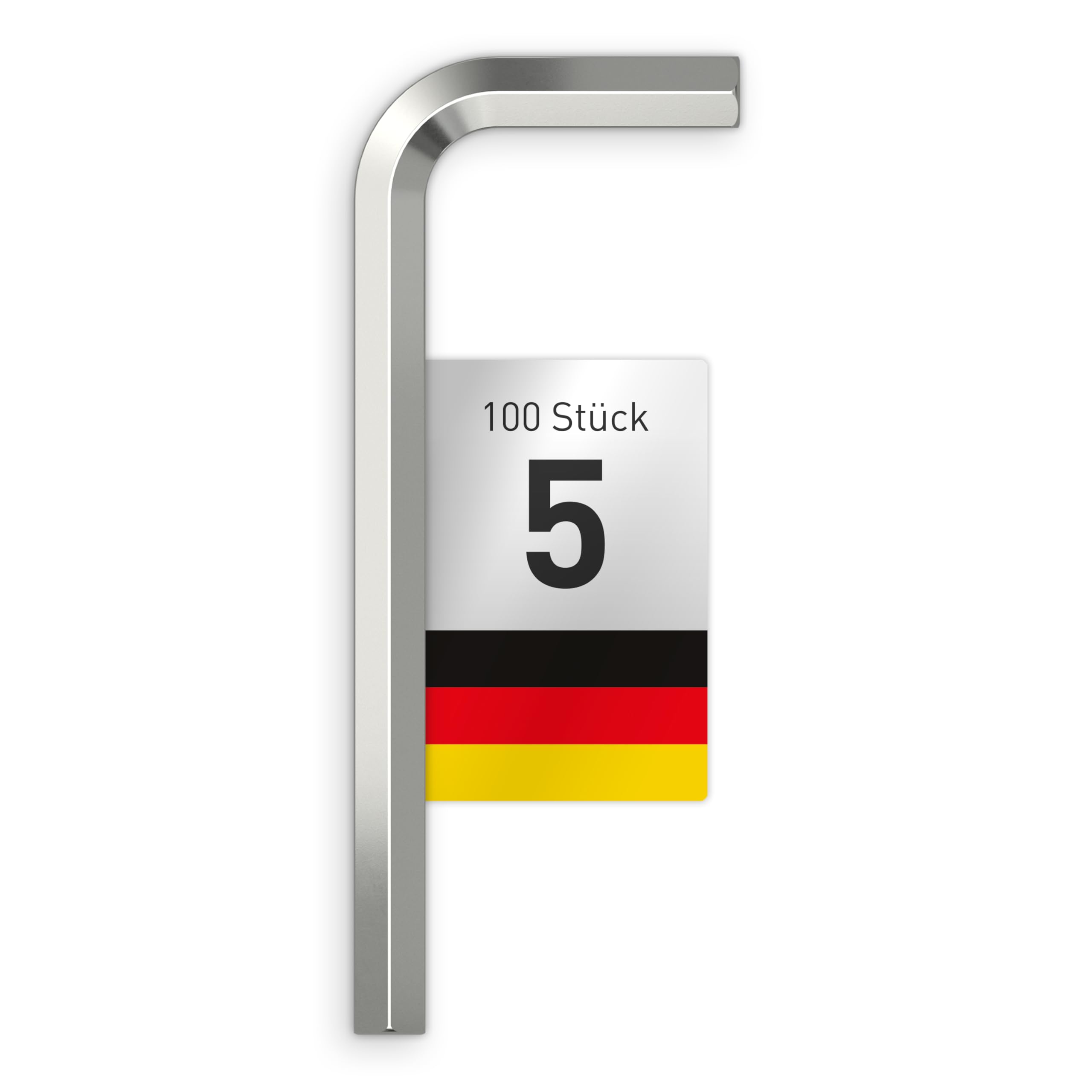 INBUS® Clé Allen 5mm, 100pcs | Das Original. Made in Germany. (ID: 73486)
