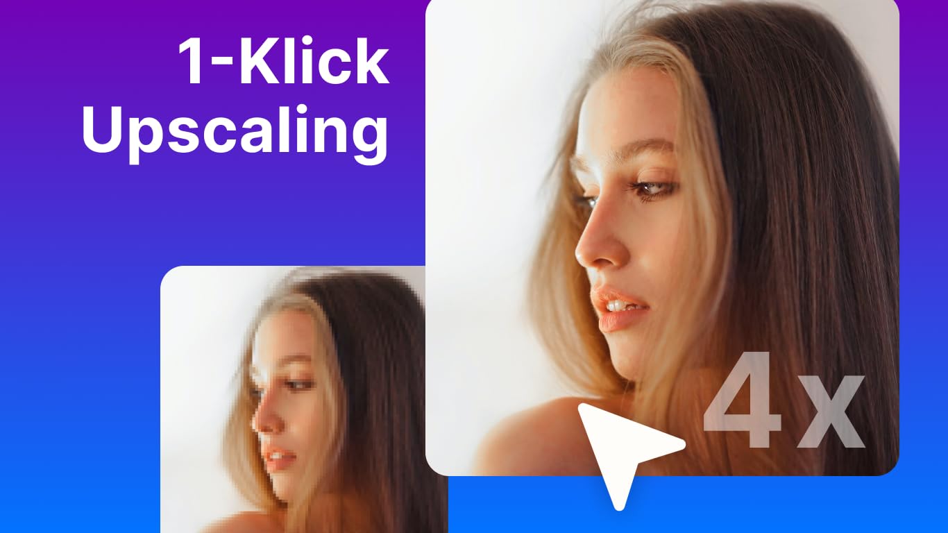 Nero AI Image Upscaler 365 | Fotos schärfen & unscharfe Bilder reparieren | KI Detail-Rekonstruktion & Rauschreduzierung | Bildqualität verbessern | 1 PC | Windows 11 / 10
