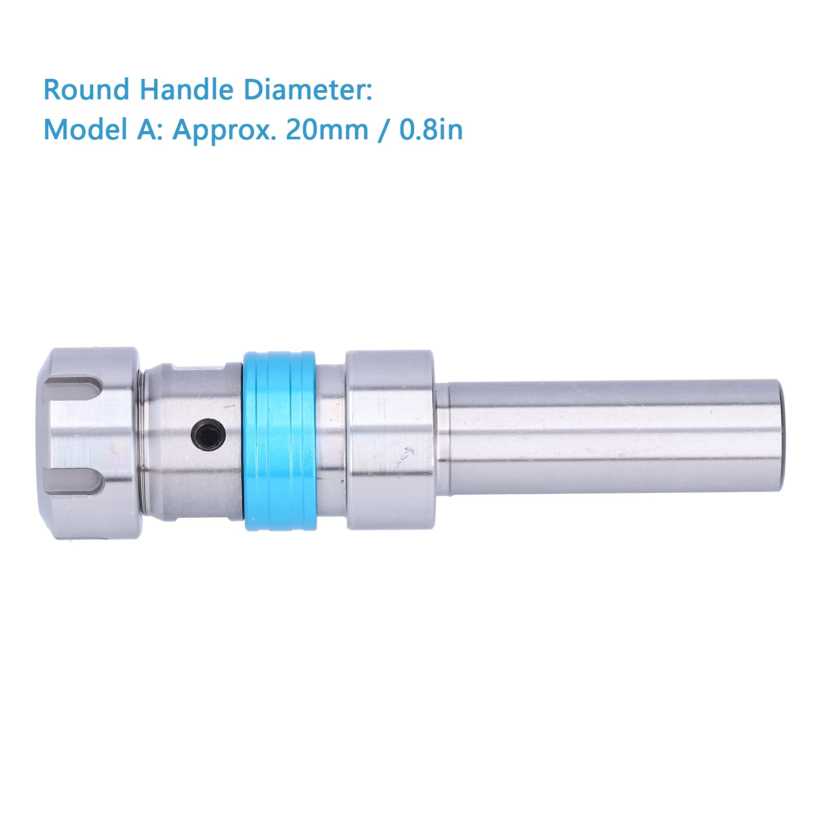 Supporto per Mandrino Portapinza Telescopico Flottante per Efficienza di Maschiatura CNC Adattatore per Mandrino ER25 per Maschi M2-M22 (GS-TER25-D20)