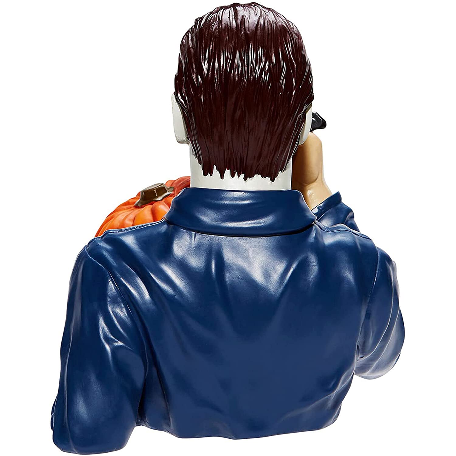 Statue Lumineuse Michael Myers Citrouille - Décorations Halloween Effrayantes (11.9x13x10.9 Cm) - Pour Intérieur, Jardin, Fêtes Déguisées