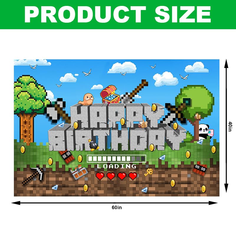 Sandbox Game Party Banner (3x5ft)