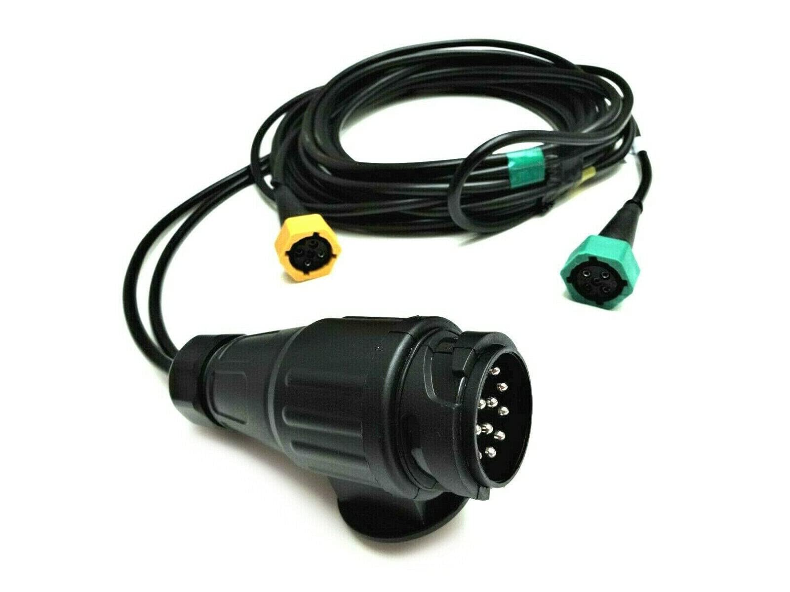 Juego de cables macho de 13 pines para luces traseras de coche, remolque, cable de 5 m