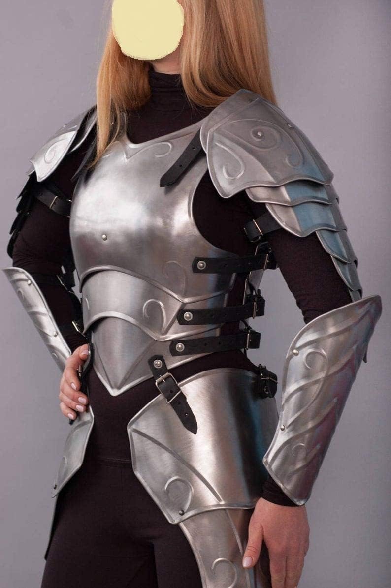 Nautical-Mart Lady Cuirass Suit of Armor Breastplate Tasset Belt Arm Leg Armor