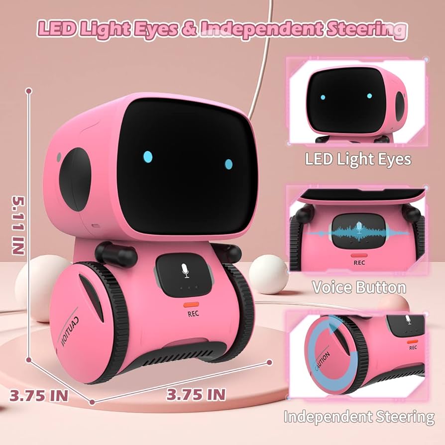 Amazon.com: KaeKid Robots for Girls 3-5, Interactive Smart