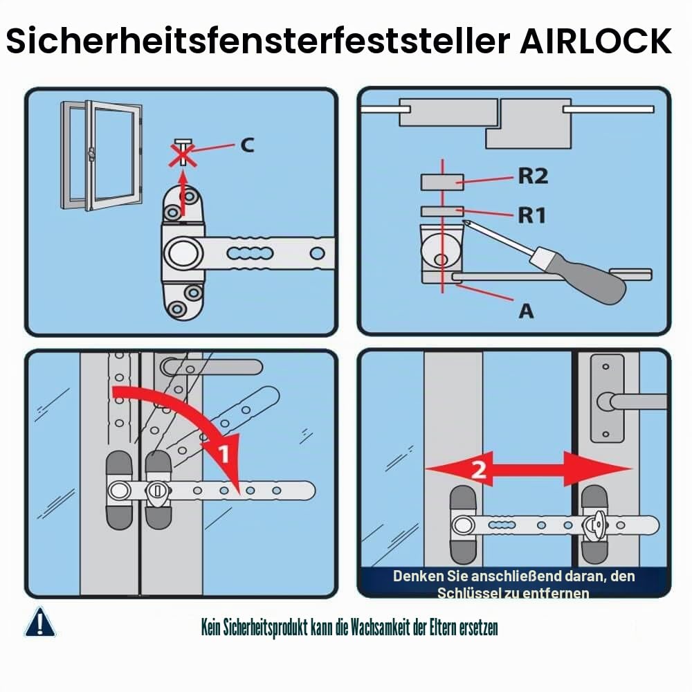 socona l6 C Feststeller zu Schlüssel für Fenster weiß