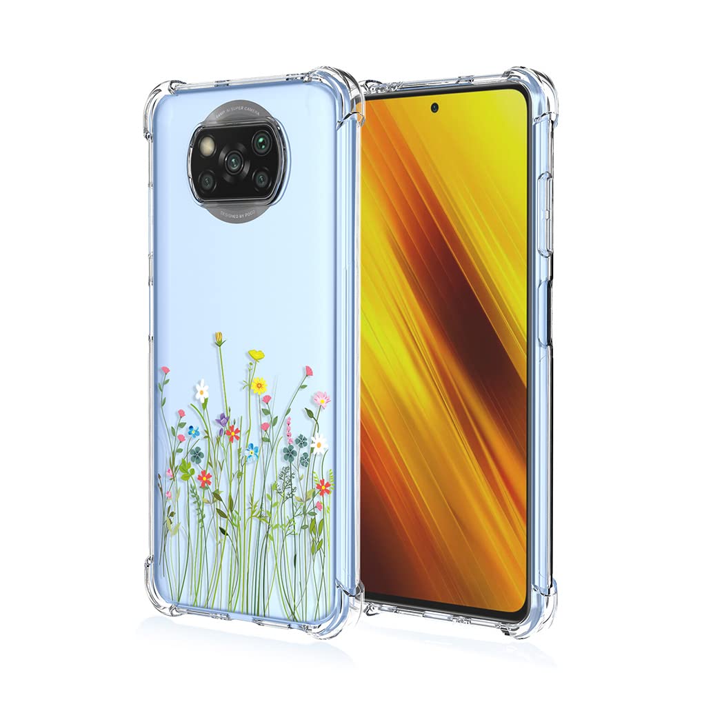 SEAHAI Cover Per Xiaomi 11T Pro / 11T 5G | Custodia Sottile In TPU Con Glitter | Design Phnom Penh | Viola - 5