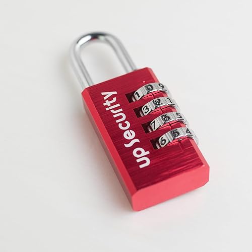 Miniatura 2 de Cerradura de combinación para casillero, unidad de almacenamiento, cerradura combinada de 4 dígitos con código, combinación de candado impermeable,