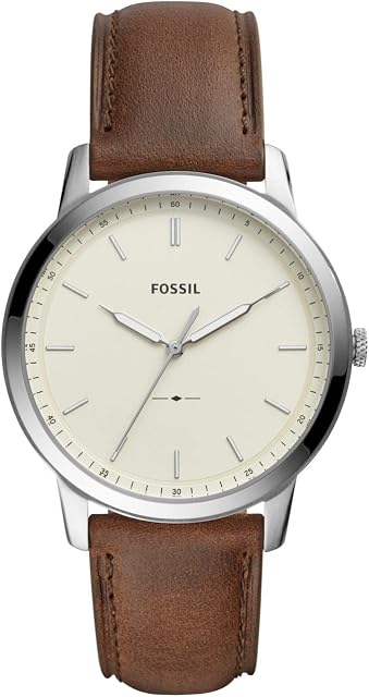 FOSSIL Mens Watch The Minimalist, 44mm case size, Quartz movement