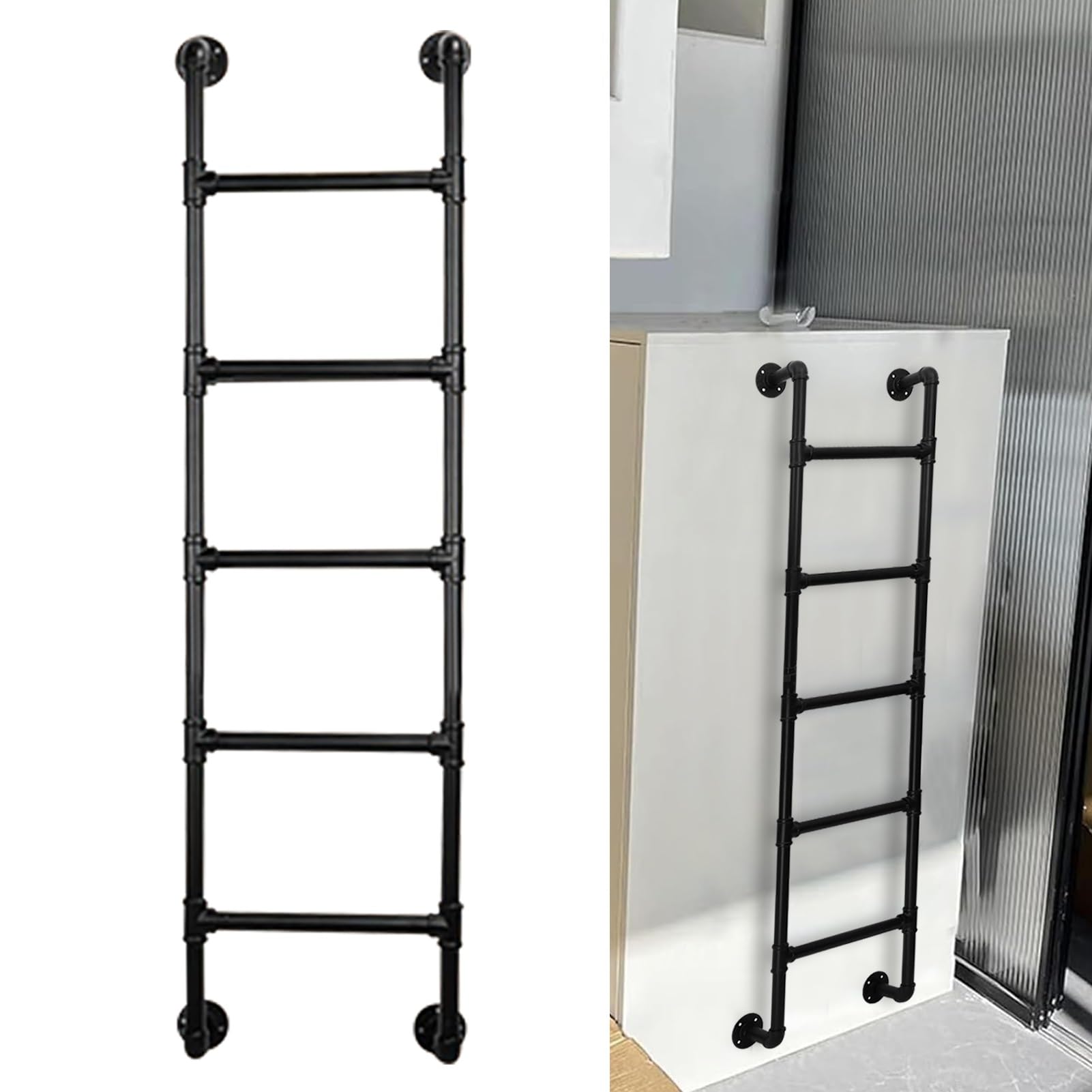 Escalera de ático para pared de hierro: elimina los problemas de espacio en accesos altos