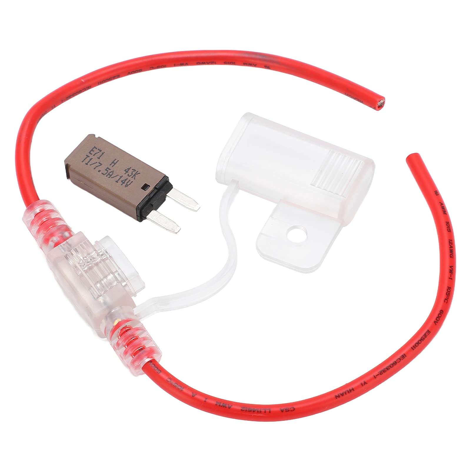 Buy Fuse Wire Holder, Fuse Holder 12AWG 32V Tinned Copper Wire with Automatic Reset Circuit