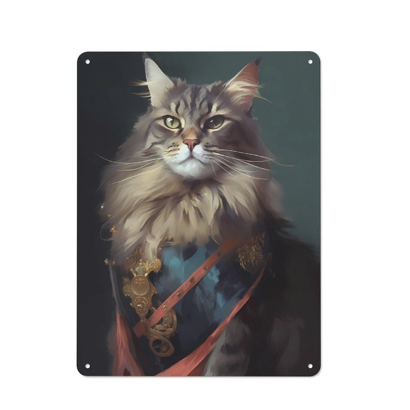 Industrial Norwegian Forest Fiction Industrial Metal Sign 40x30cm, Industrial Wall Decor for Workspace, Cafe, Hallway Or Garage