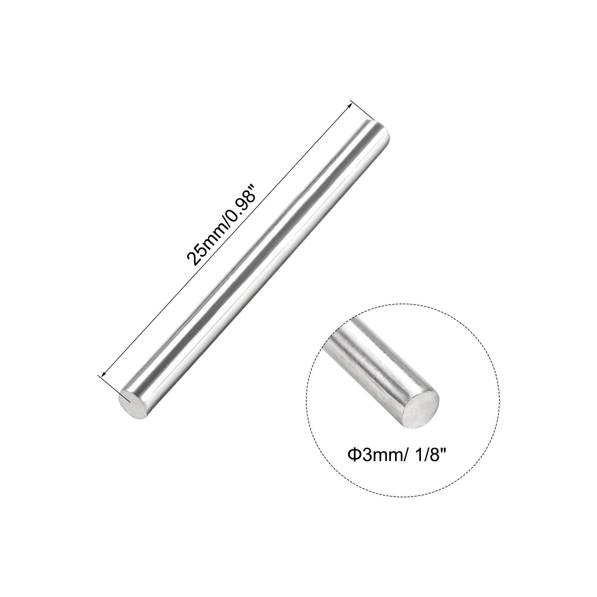 Mash Steel Sourcing Map Tiges Acier Inox 304 Rond Barre 1mm Diamètre 100mm Longueur Pour Divers Arbre Bricolage Artisanat Modèle Voiture Avion Paquet De 20 026 Stihl