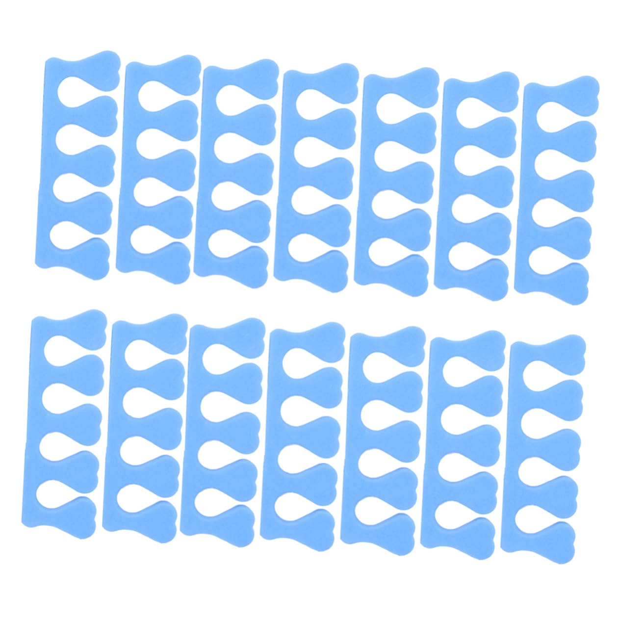 Didiseaon Nail Toe Separators 20 Pack Sponge Grabber for Nails Toe Dividers Comfortable Use Random Color
