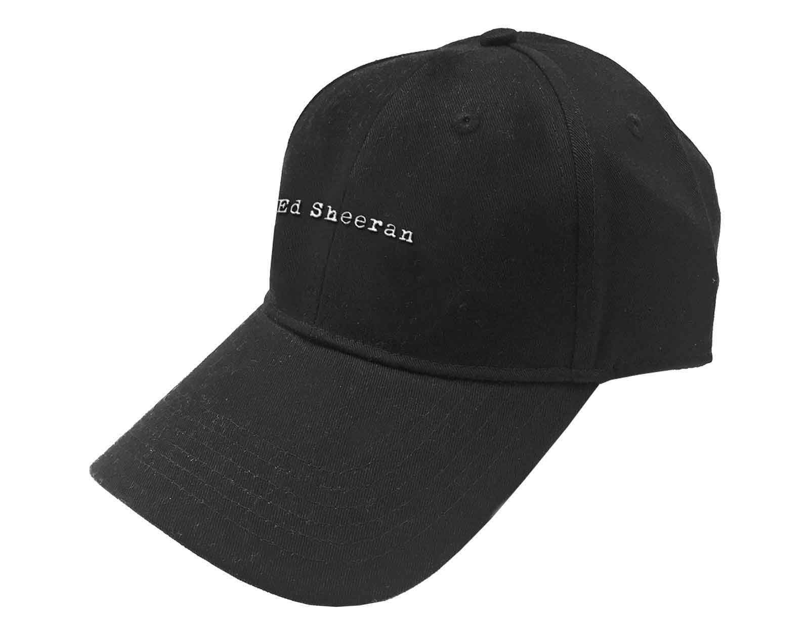 Rock Off Officially Licensed Products Men's Black Ed Sheeran Baseball Cap Type Logo Official Unisex One Size