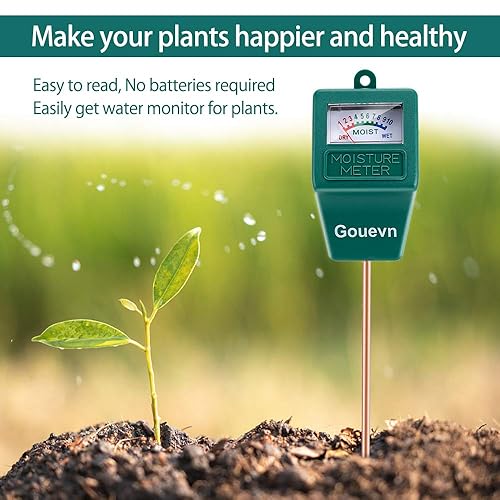Miniatura 2 de Medidor de humedad del suelo, higrómetro de agua para plantas de suelo, medidor de humedad para plantas en interiores y exteriores, para plantas en