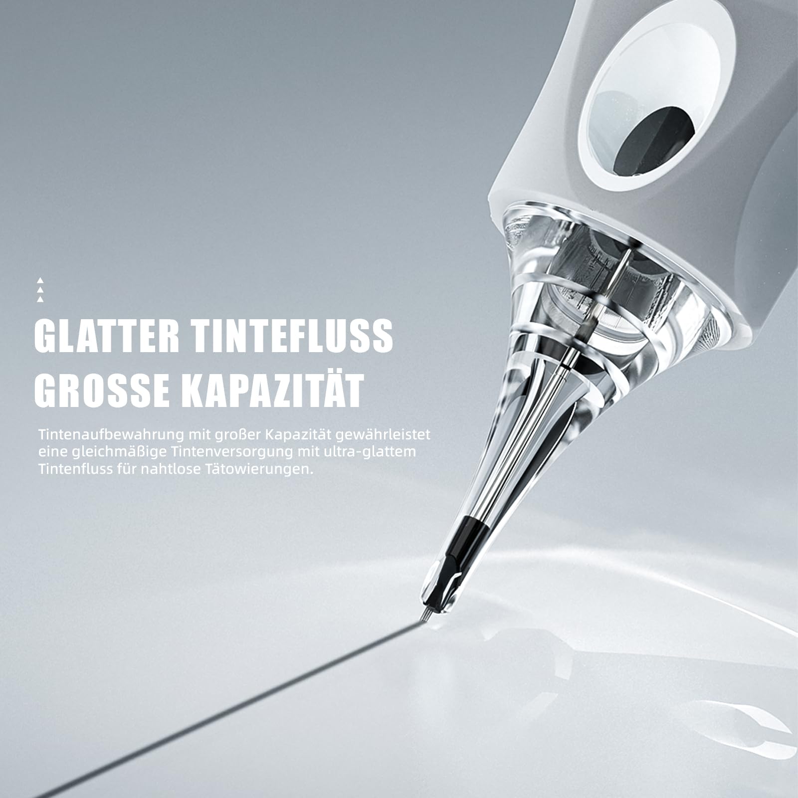 Dragonhawk Tattoo Nadeln 1007RL, 50 Stück Round Liner Präzise Rund Liner | Extra Glatte Gleitfähigkeit, Präzise Rundlinien, Membran-Design, Minimale Vibration Universell Tattoo Maschine