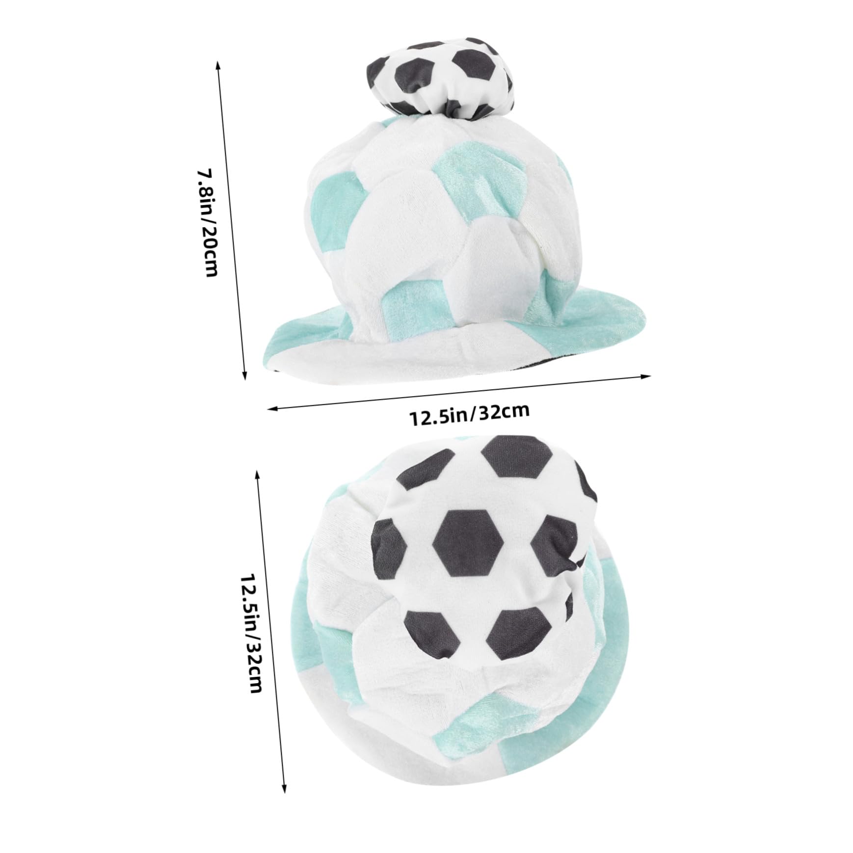 ibasenice 5pezzi Cappello Sportivo Divertente per di Calcio Accessorio Costume per Eventi Sportivi Cappello Pile Leggero e Traspirante per Feste e Celebrazioni Argentina