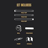 Vista 4 de Juego de Tetherball de Calidad Escolar Baden - Pelota de Tetherball de Toque Suave y Cuerda