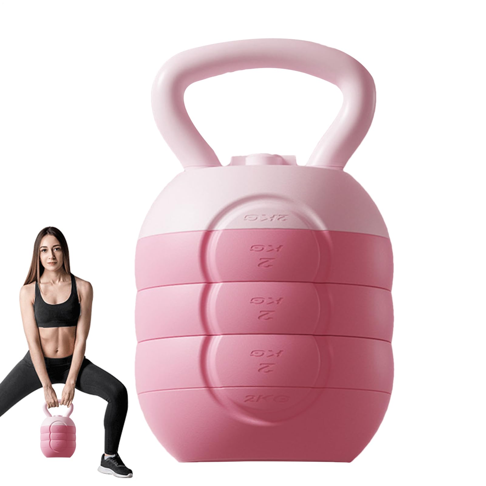 Kettlebell da allenamento, kettlebell per allenamento della forza | Kettlebell da palestra | Kettlebell per allenamento fitness con pesi regolabili per attrezzature da ginnastica a casa