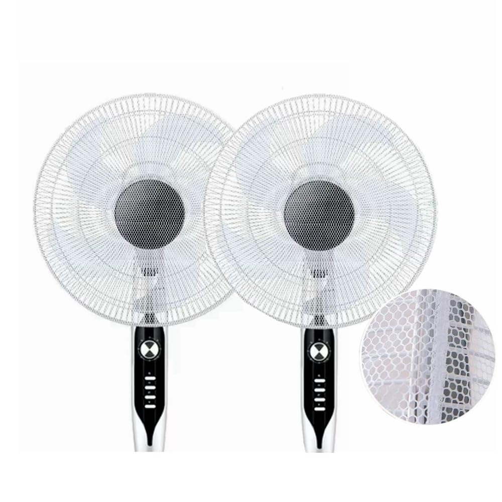 COOLBABY 16-20 Inch Children's Anti-pinch Fan Protection Cover-Cartoon Fan Cover Safety Cover-Household Floor-Mounted Electric Fan Protection Cover Washable Fan Mesh Cover