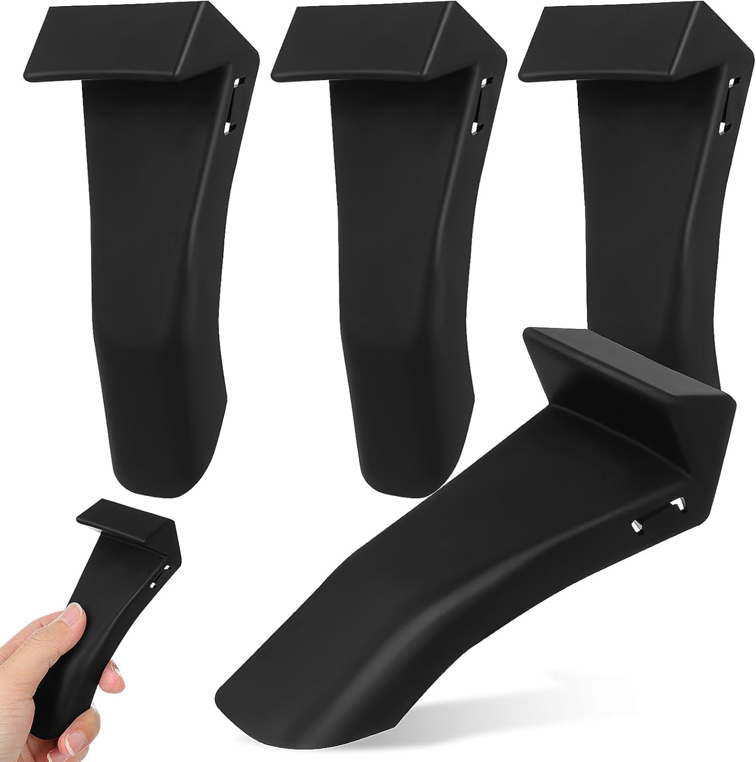 Niltracy 4Pcs Tire Changer Jaw Protectors, Tire Changer Jaw Protectors, Car Tire Changer Accessories (Bent)