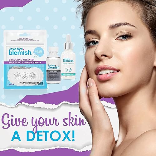 Miniatura 2 de Bye Bye Blemish Régimen de desintoxicación y equilibrio, energiza y revive la piel opaca y congestionada, para todo tipo de piel, paquete económico