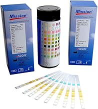 1 x 100 x 8 Parameter Mission Urinalysis Multisticks Urine Strip Test Stick Strips - Urine Infection Test 100 Test Pack Professional Precision Dip Test