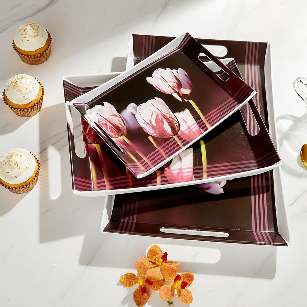U.P.C. Villori Serving Tray Set - 3 Sizes -14