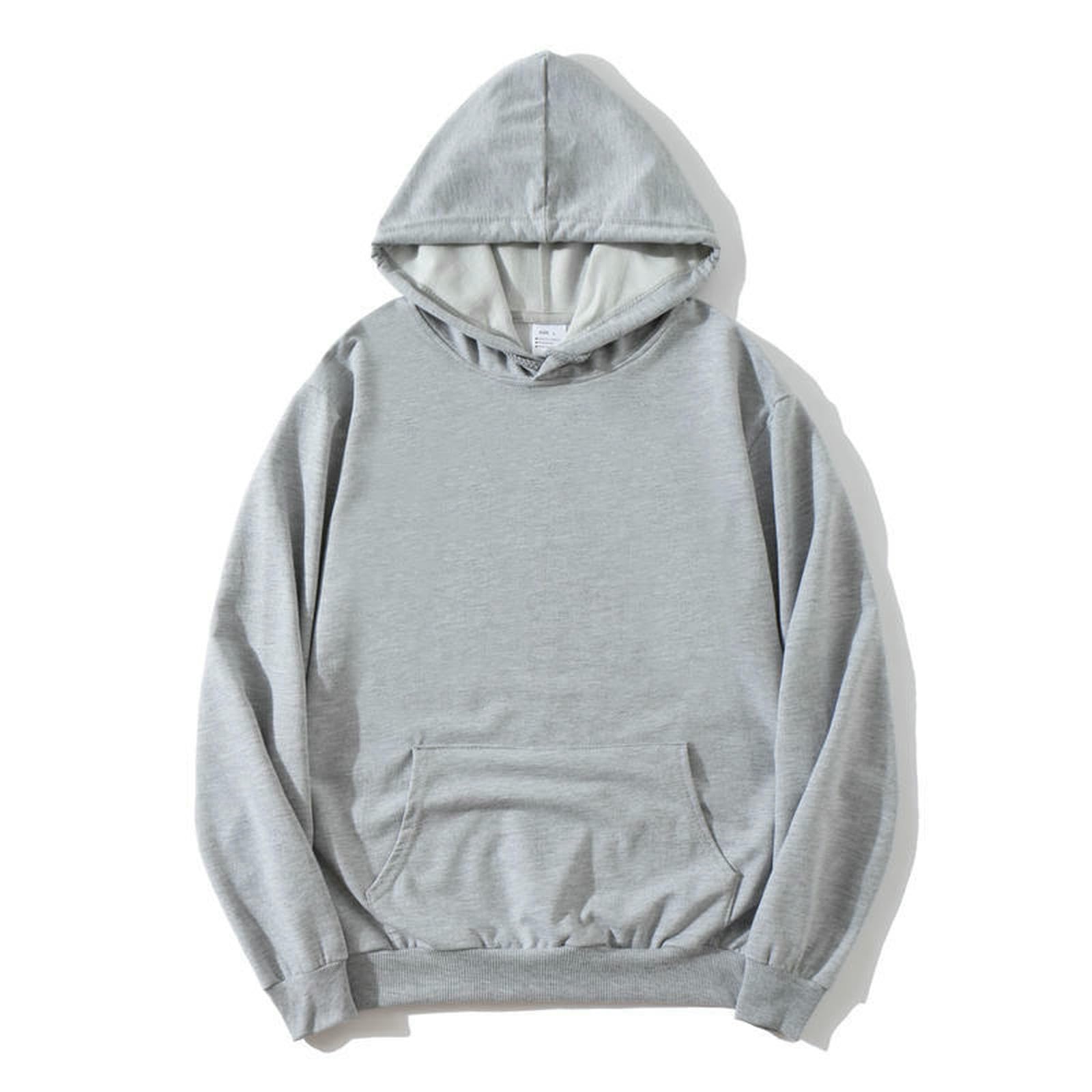 Bluza damska jesienno-zimowa bluza z kapturem bawełna długi rękaw Sport można dopasować, szary-XXL