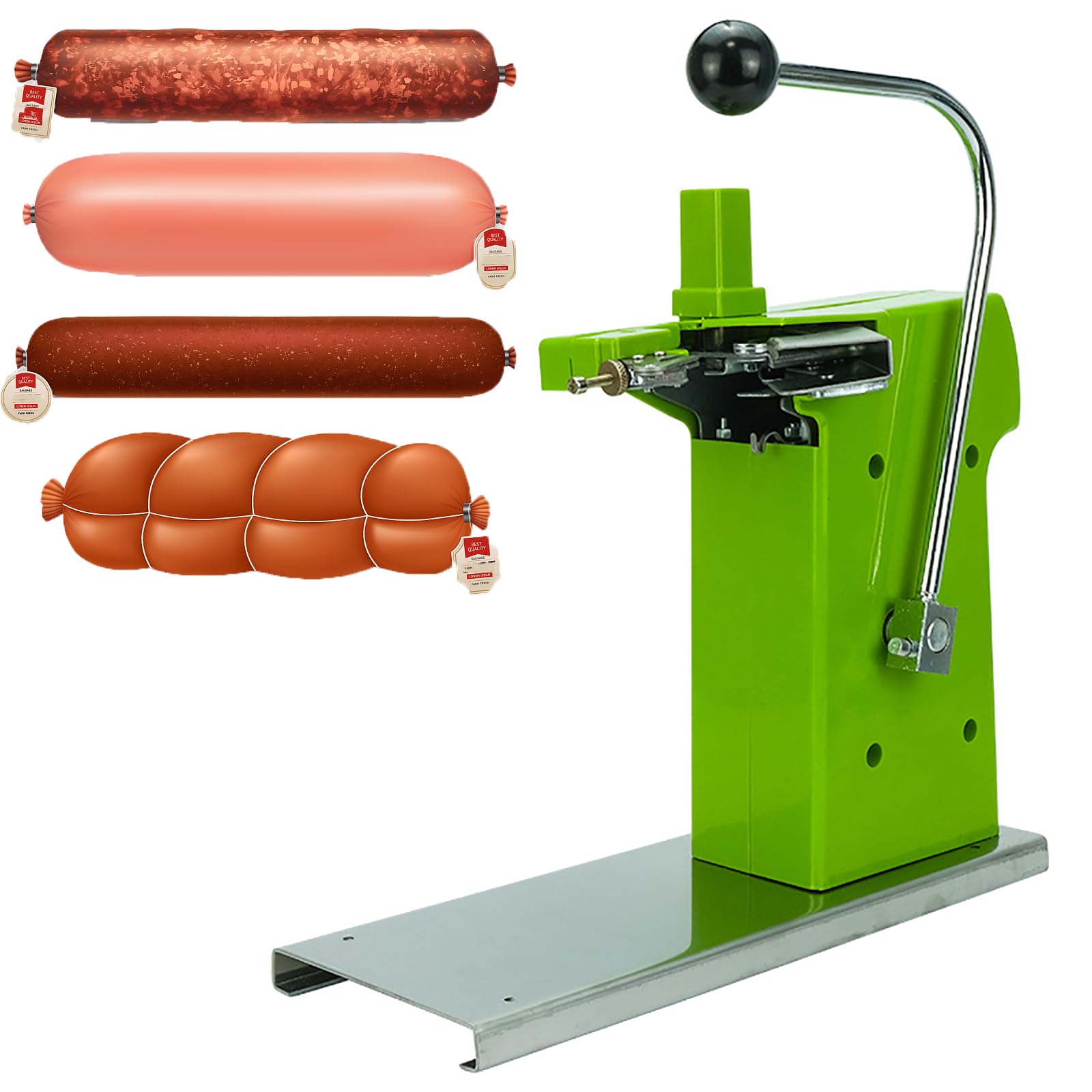 Machine à nouer des saucisses en forme de U pour fermeture manuelle de sacs en plastique
