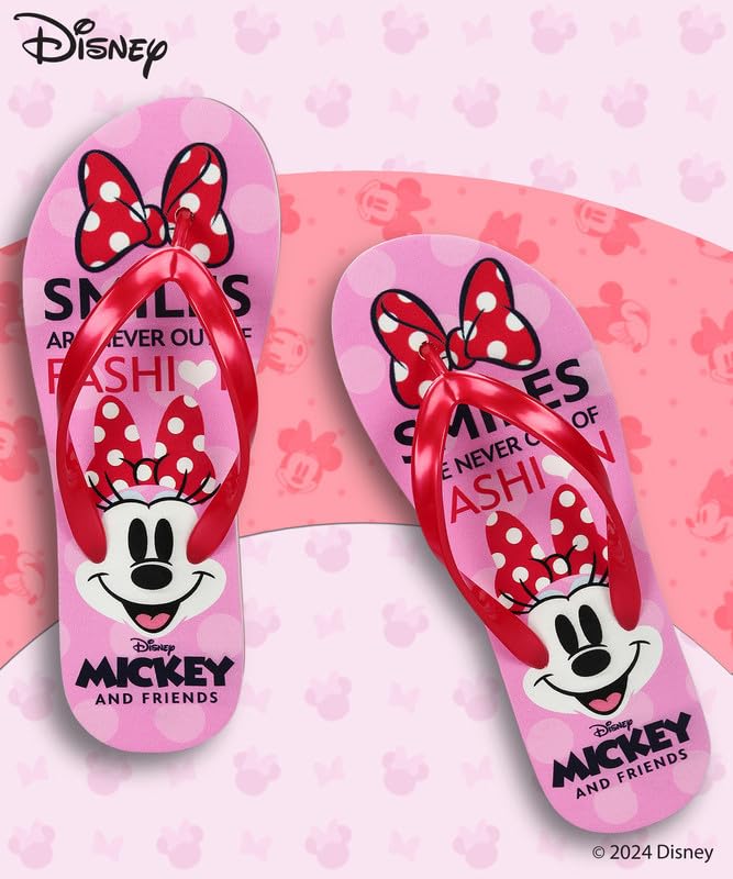Image of PARAGON DK3743L Women's Pink Slipper Flipflops | Trendy Cushioned Slippers, Stylish and Durable | Perfect for Everyday Casual Wear