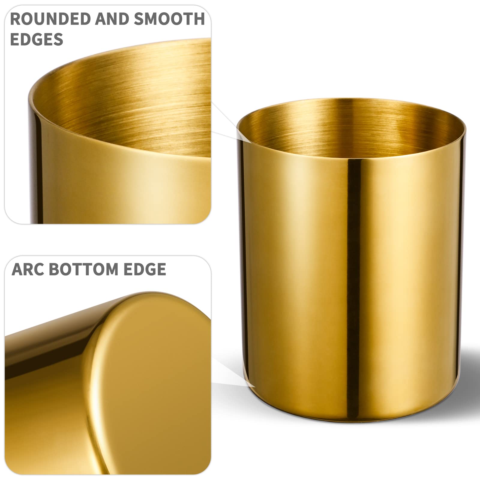 Lidwot Golden 304 Stainless Steel Pen Holder - Image 3