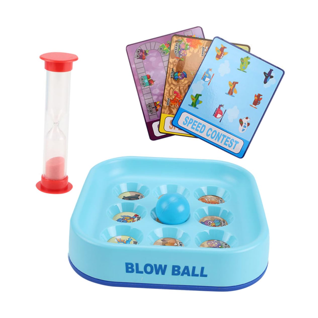 JOINPAYA 4pièces Jouets De Soufflage Flottants Bois Éducatifs Et