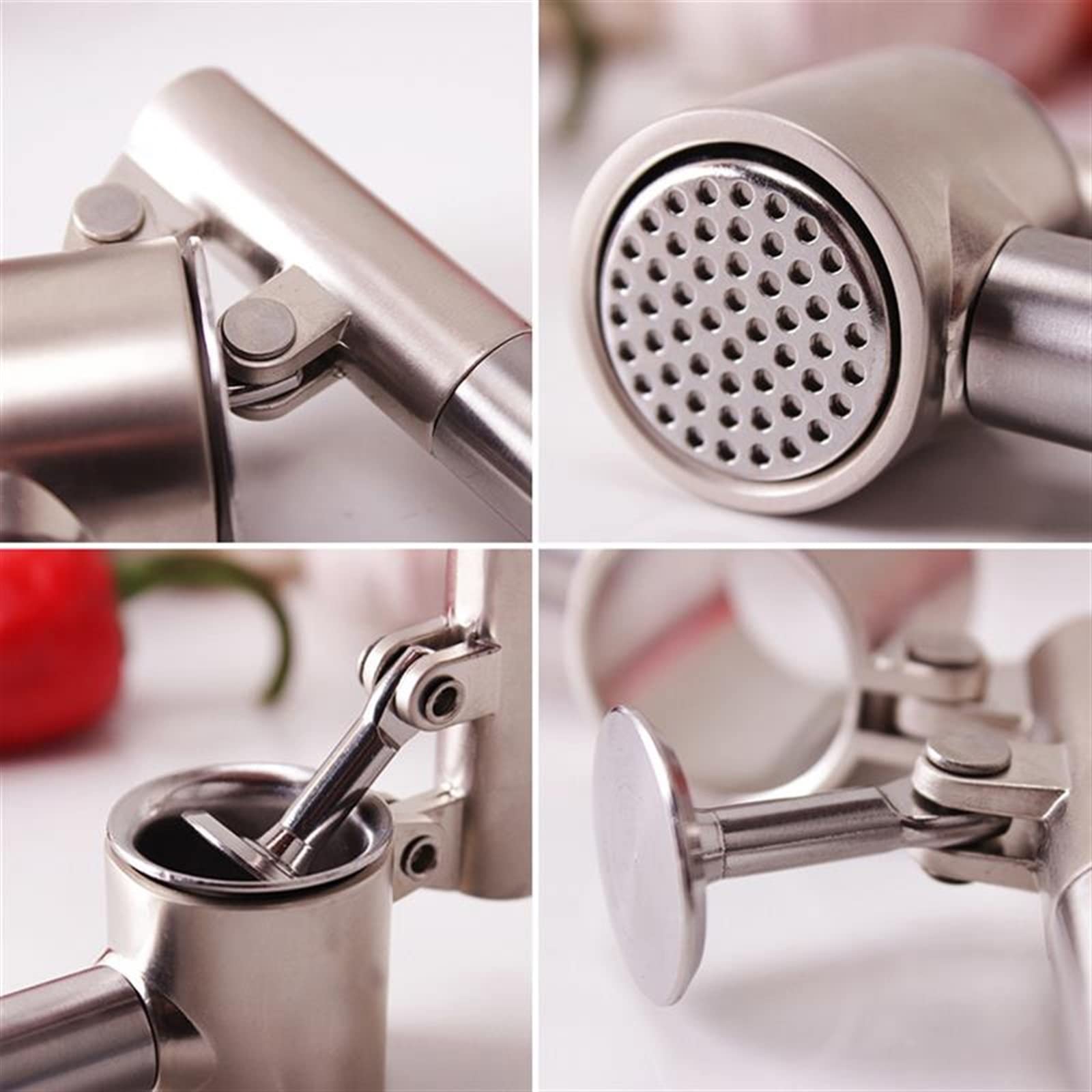 Tritatutto per Aglio Spremiaglio Multiuso Creativo in Acciaio Inossidabile Frantoio per Aglio Tritatutto per Aglio Utensili da Cucina Forniture per la casa
