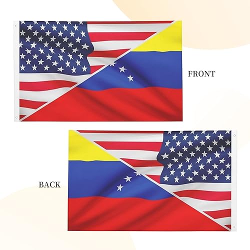 Miniatura 4 de Bandera estadounidense y bandera venezolana para decoración de patio al aire libre para banderas, festivales, celebraciones, fiestas, desfiles,