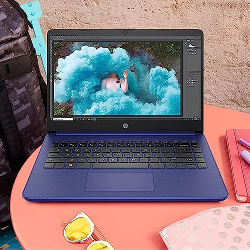 Image of HP Stream Laptop 2023 Newest 14 inch HD Display, Intel Celeron N4120 Processor, 16GB RAM, 192GB Storge (64GB EMMC+128GB SD Card), ‎Intel UHD Graphics 600, Webcam, Wi-Fi, Windows 11 Home in S Mode
