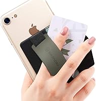 Vista 13 de Sinjimoru Tarjetero con agarre para teléfono con soporte para teléfono, billetera de agarre seguro para iPhone con soporte para mesa. Sinji Pouch
