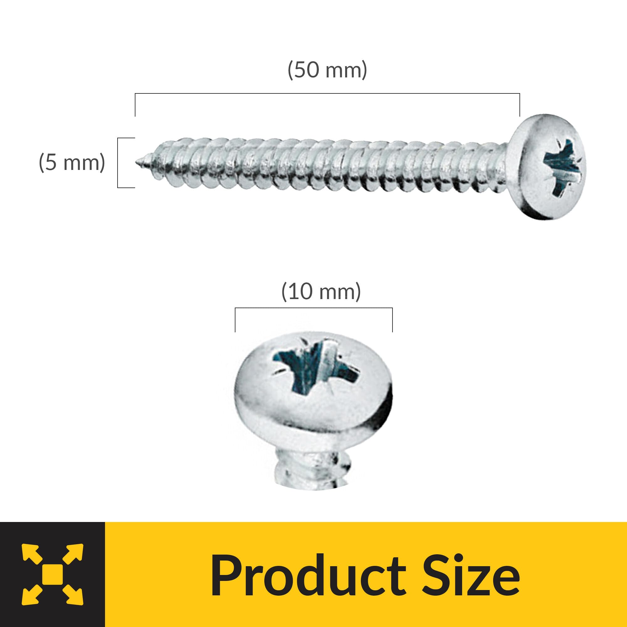 Brixwell SRW31442602 Chipboard Screw,Pan Head Pack of 200