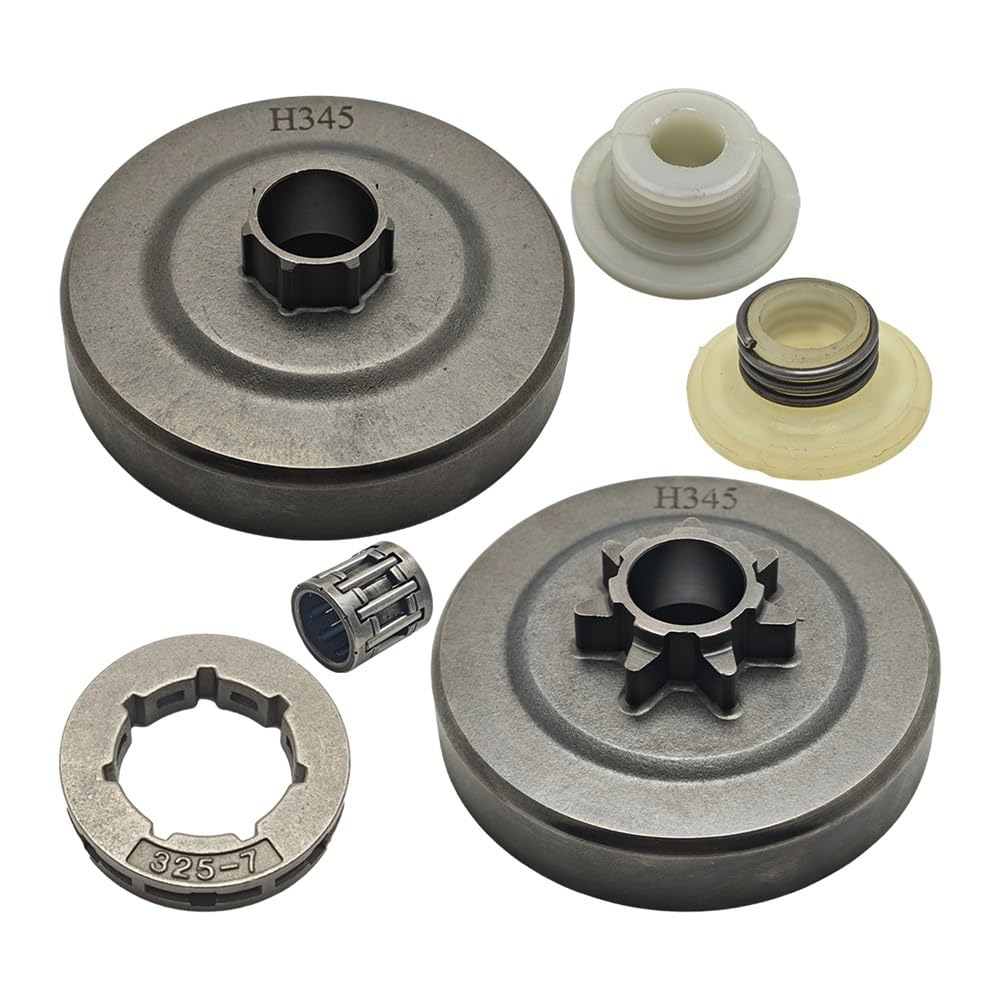 Dyhzloz One Color Clutch Drum Sprocket Rim Worm Gear Kit Fit For 340 345 350 445 445E 450 450E Chainsaw Spare Tool