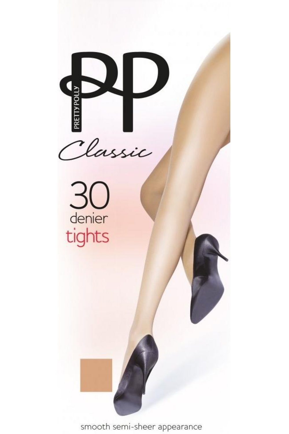 Pretty Polly 30 Denier Smooth Semi Sheer Tights Medium Sherry